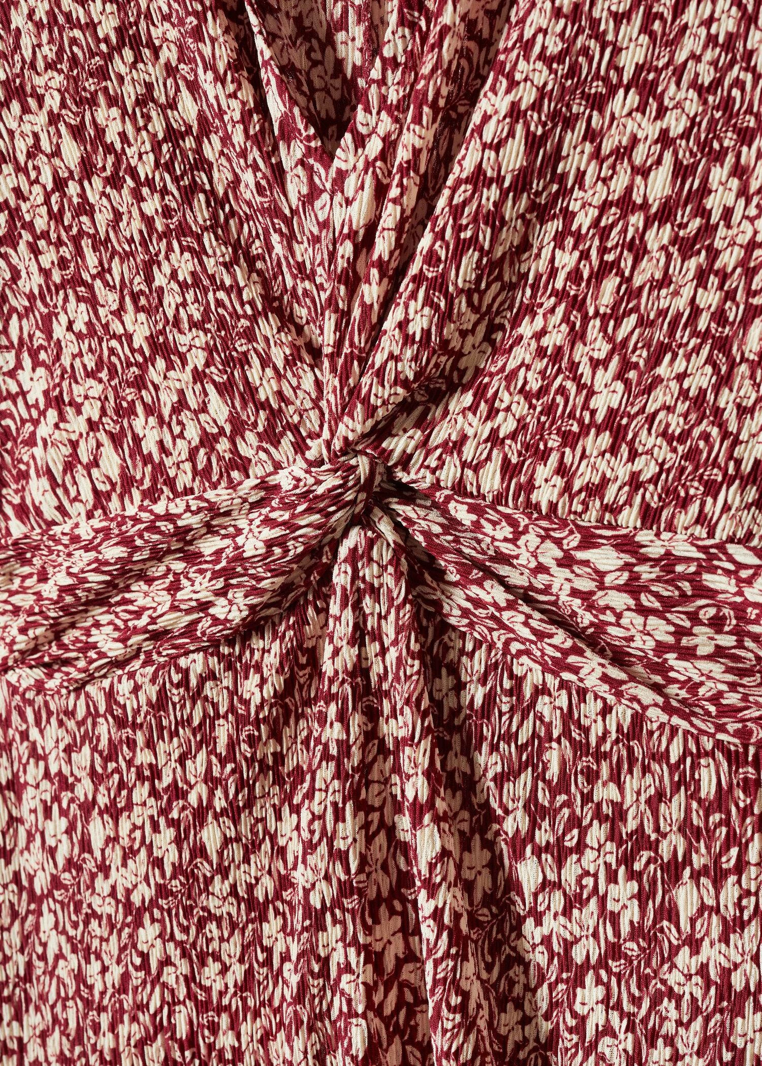 Robe Courte Imprimée Nœud 11 Robe Courte Imprimée Nœud – Image 11