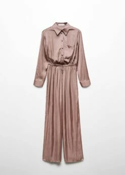 Combi-pantalon Chemisier Satinée -New Trendy Shop 57093800 34 B