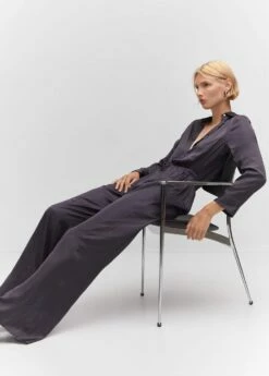 Combi-pantalon Chemisier Satinée -New Trendy Shop 57093800 95 D2