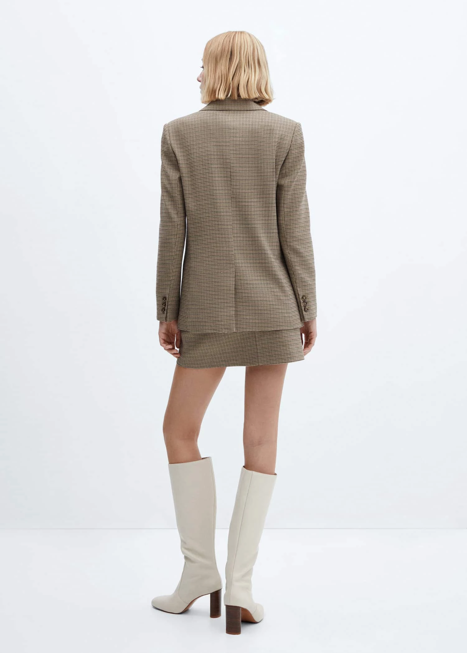 Veste Croisée Bouton 3 Veste Croisée Bouton – Image 3