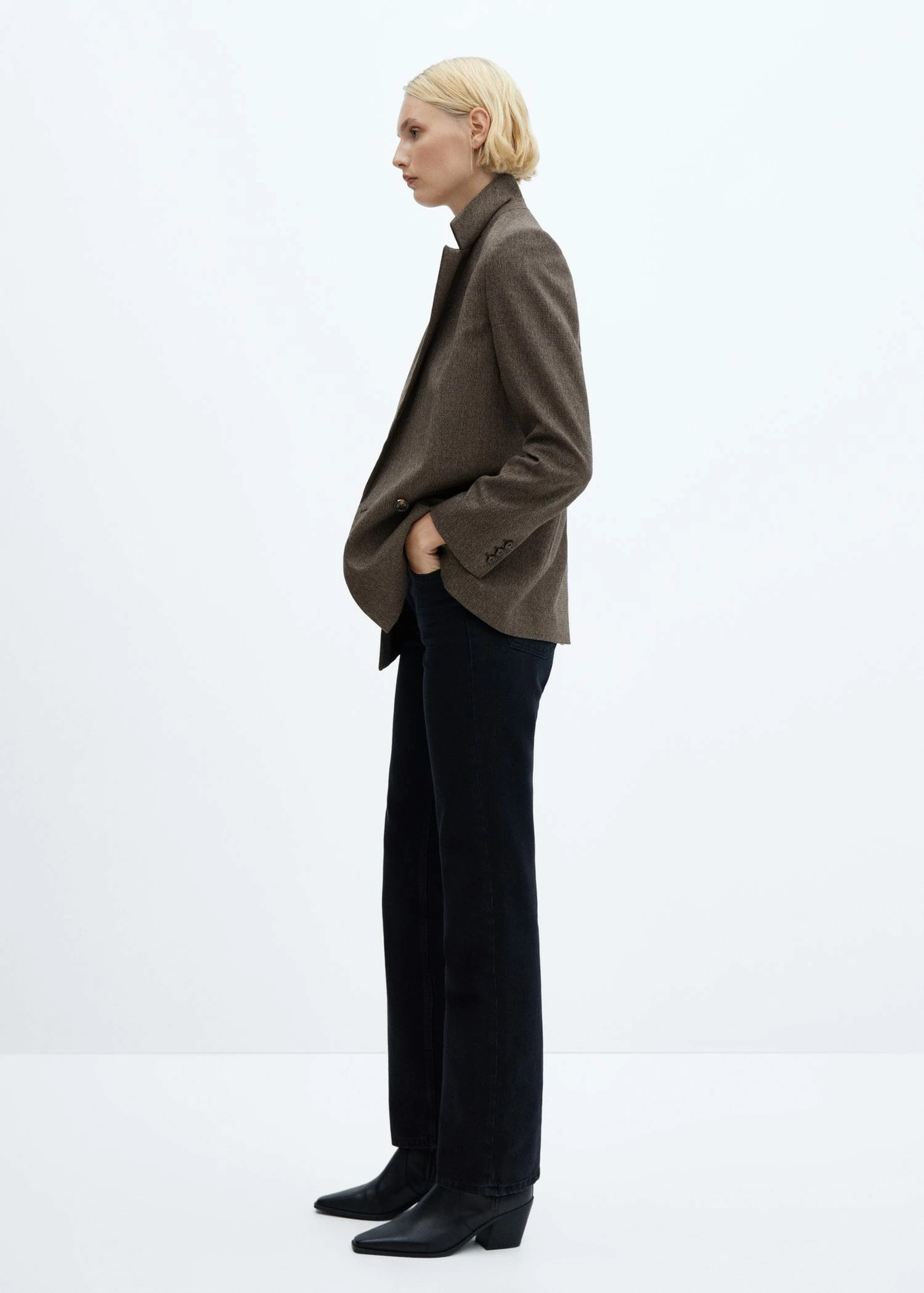 Veste Croisée Bouton 15 Veste Croisée Bouton – Image 15