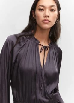 Robe Plissée Satinée -New Trendy Shop 57093803 95 D1