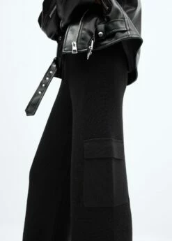 Pantalon Maille Poches Cargo -New Trendy Shop 57093814 99 D6