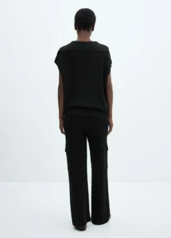 Pantalon Maille Poches Cargo -New Trendy Shop 57093814 99 R