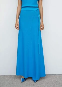 Jupe Portefeuille à Nœud