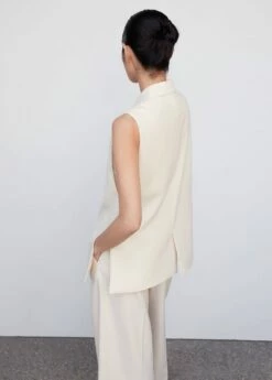 Gilet Long Fentes -New Trendy Shop 57094012 05 D1