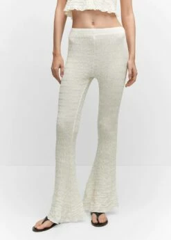 Pantalon évasé Texturé 9 Pantalon évasé Texturé -New Trendy Shop 57094013 05 D6