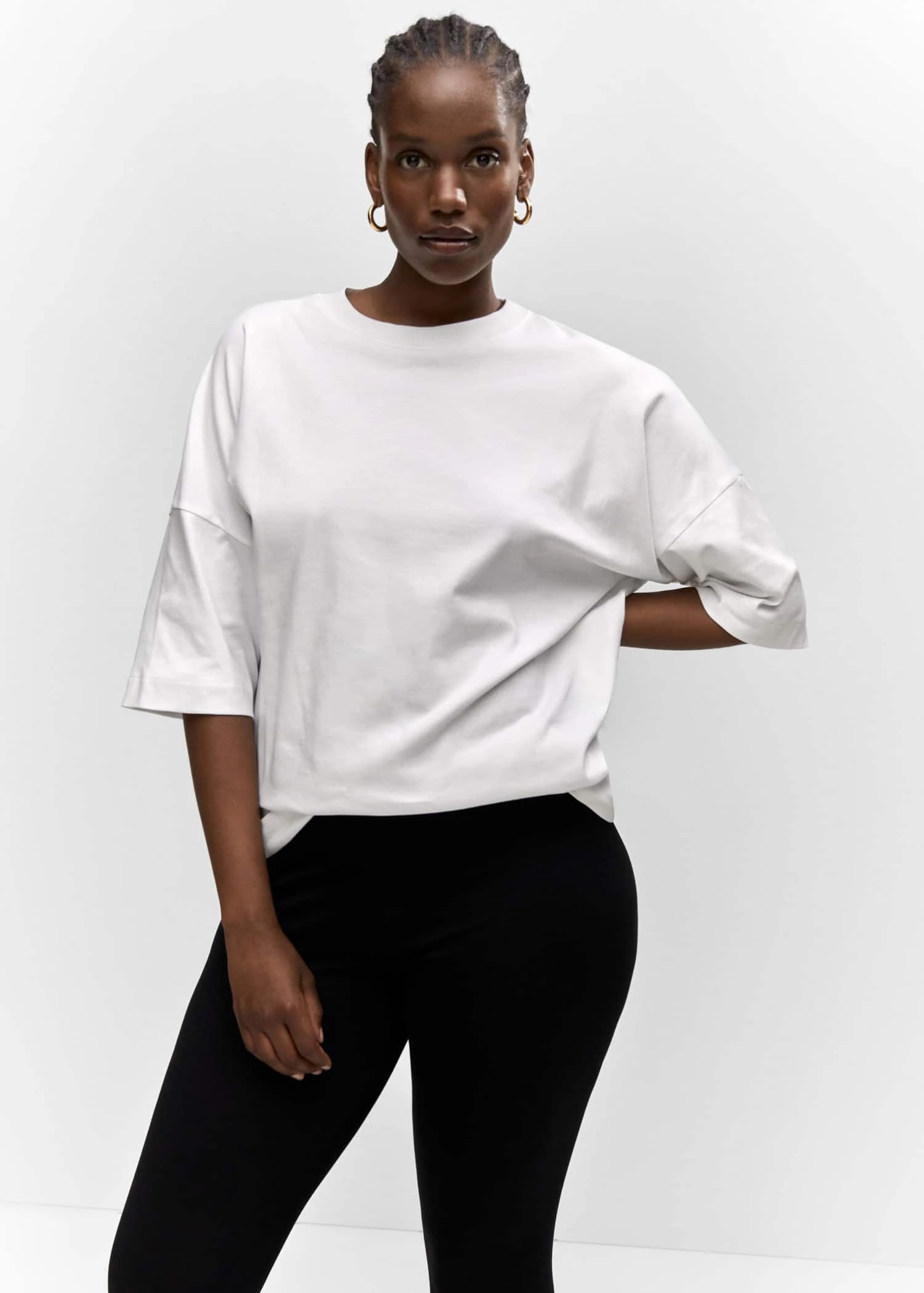 Legging En Coton Taille Haute 8 Legging En Coton Taille Haute – Image 8