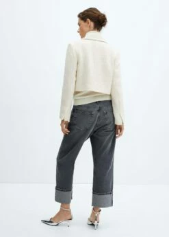 Veste Crop Tweed Poches -New Trendy Shop 57094433 05 R