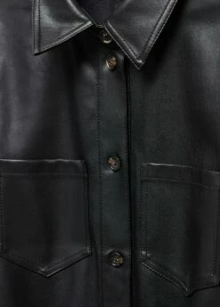 Robe Chemisier Similicuir -New Trendy Shop 57095138 99 D8