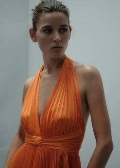 Robe Plissée Détail Nœud 20 Robe Plissée Détail Nœud -New Trendy Shop 57095149 20