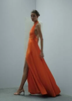 Robe Plissée Détail Nœud 23 Robe Plissée Détail Nœud -New Trendy Shop 57095149 20 D4