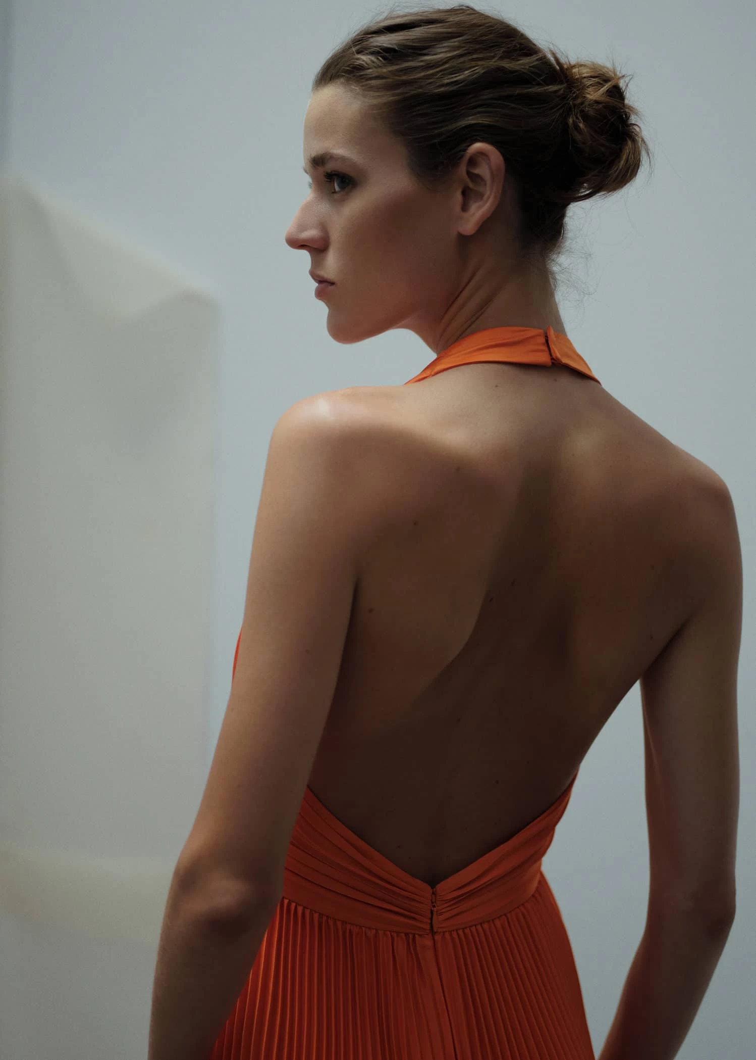 Robe Plissée Détail Nœud 6 Robe Plissée Détail Nœud – Image 6