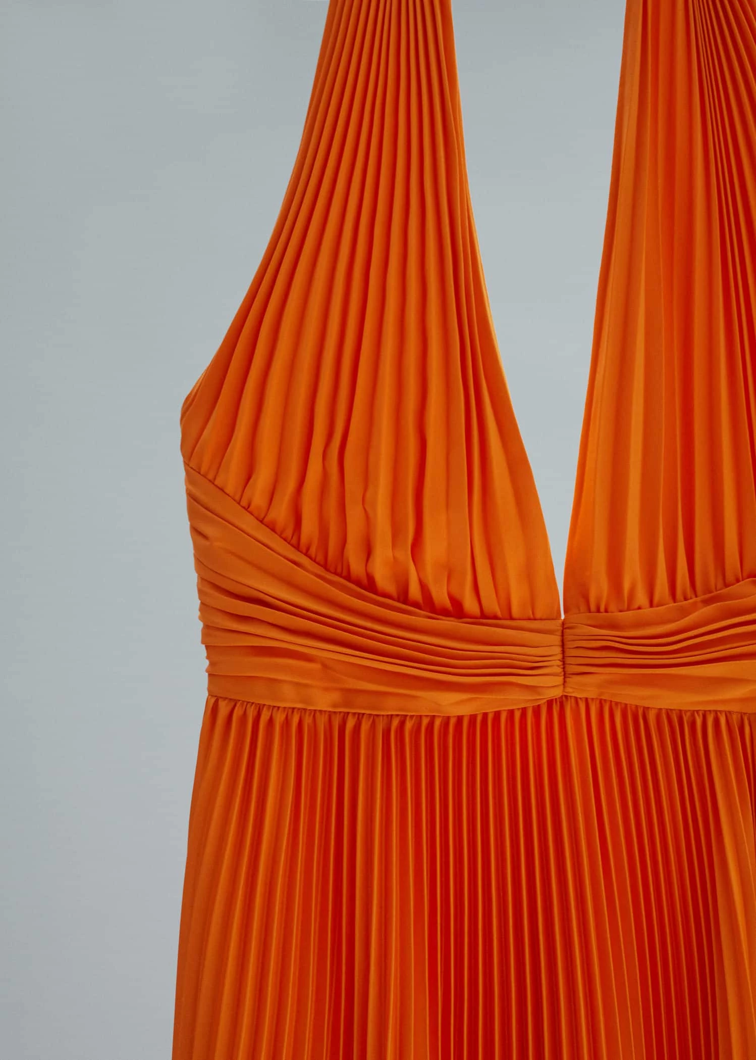 Robe Plissée Détail Nœud 10 Robe Plissée Détail Nœud – Image 10