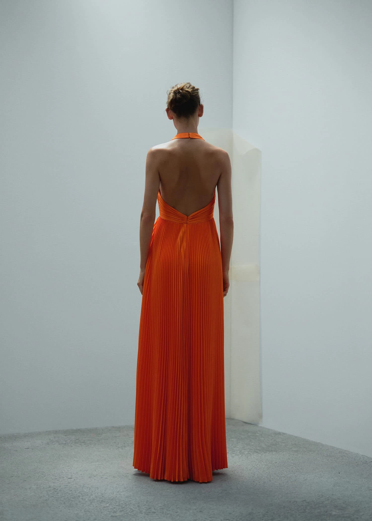 Robe Plissée Détail Nœud 7 Robe Plissée Détail Nœud – Image 7