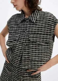 Gilet Tweed Oversize -New Trendy Shop 57095796 99 D6