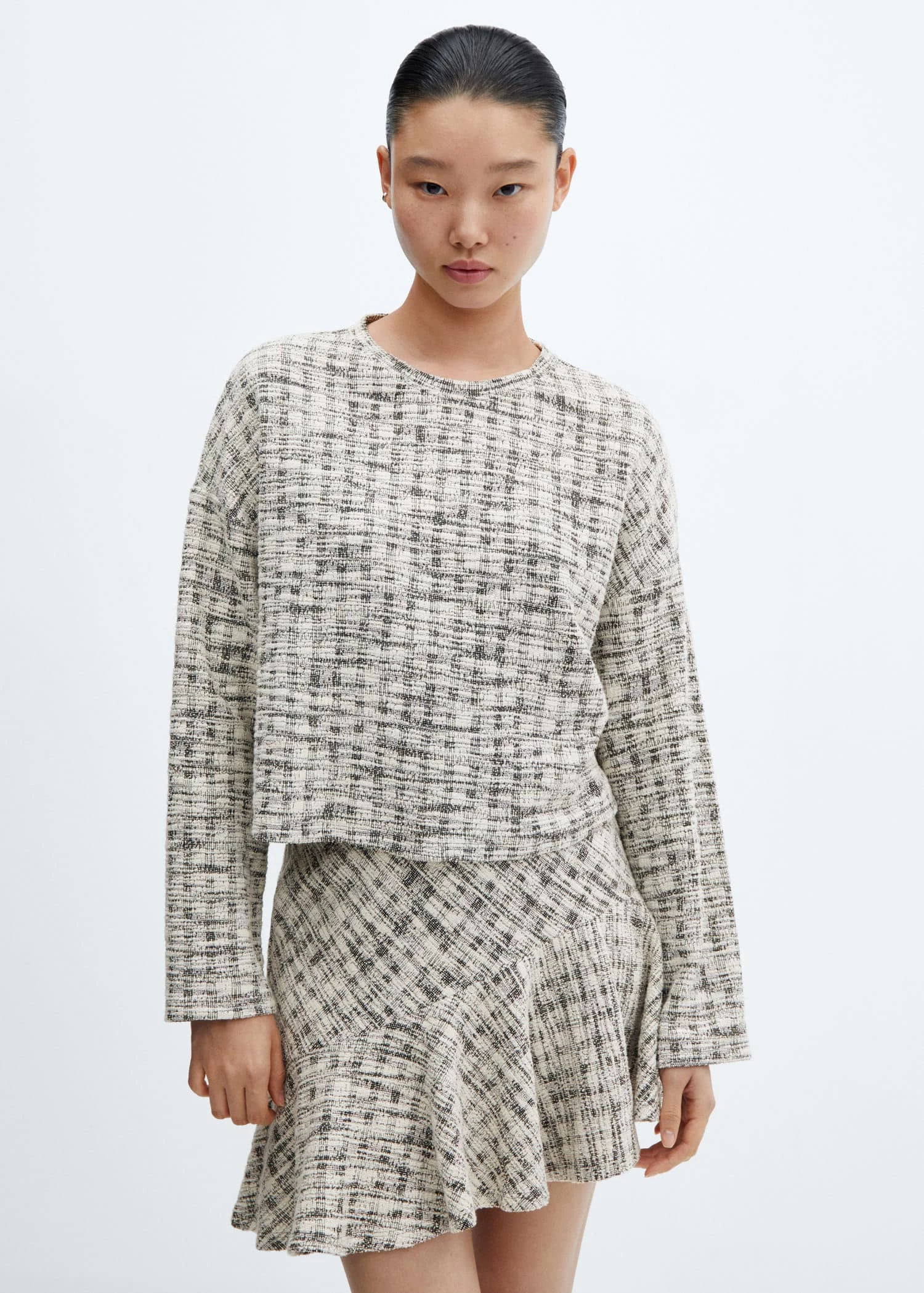 Jupe Asymétrique Tweed 1 Jupe Asymétrique Tweed