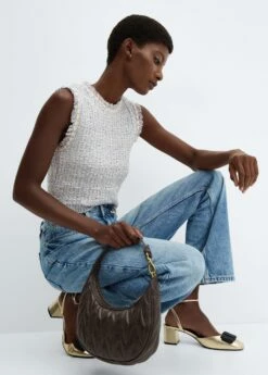 Top Tweed Bouton Bijou -New Trendy Shop 57095805 50 D2