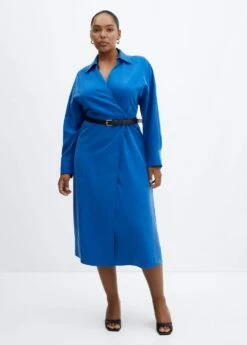 Robe Chemisier Ceinture -New Trendy Shop 57095811 52 D3