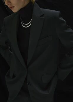 Veste Structurée Revers -New Trendy Shop 57095964 99 D7