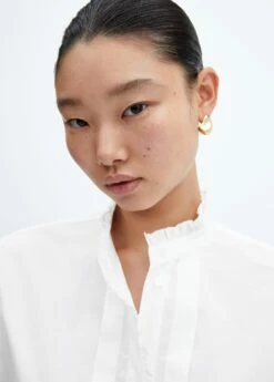 Chemise Bords Froncés -New Trendy Shop 57095975 01 D1