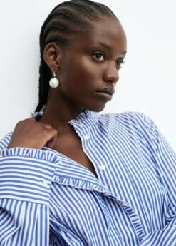 Chemise Bords Froncés -New Trendy Shop 57095975 52 D4