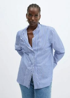 Chemise Bords Froncés -New Trendy Shop 57095975 52 D5