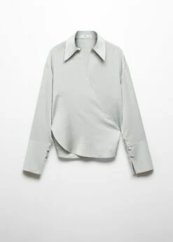 Blouse Cache-cœur Nœud -New Trendy Shop 57095977 PL B