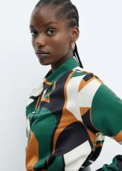 Robe Chemise Géométrique -New Trendy Shop 57095979 43 D4