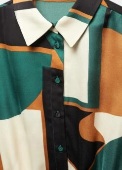 Robe Chemise Géométrique -New Trendy Shop 57095979 43 D8