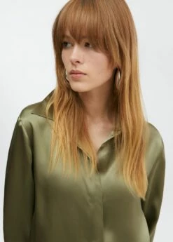 Chemise Soie Satinée -New Trendy Shop 57095985 43