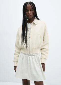 Blouson Bomber Texturé