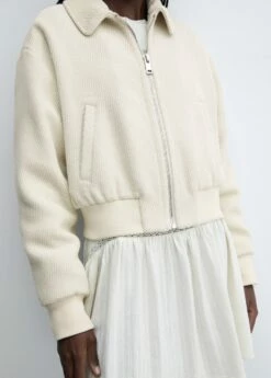 Blouson Bomber Texturé -New Trendy Shop 57095999 05 D6