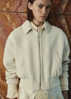 Blouson Bomber Texturé -New Trendy Shop 57095999 05 D7