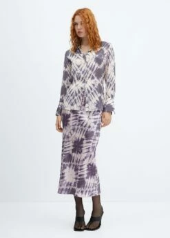 Jupe Tie And Dye Satinée -New Trendy Shop 57096021 68 99999999 01