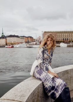 Jupe Tie And Dye Satinée -New Trendy Shop 57096021 68 D6