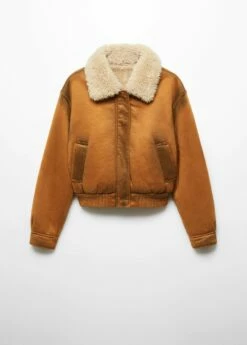 Veste Imitation Mouton Retourné Effet Usé 17 Veste Imitation Mouton Retourné Effet Usé -New Trendy Shop 57097712 09 B