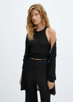 Top Emmanchures Américaines Maille Lurex