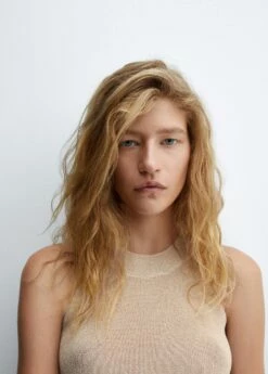 Top Emmanchures Américaines Maille Lurex -New Trendy Shop 57097716 OR D1