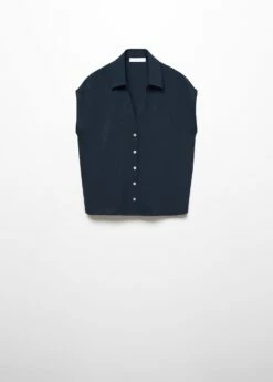 Blouse Fluide Boutons 25 Blouse Fluide Boutons -New Trendy Shop 57097727 56 B