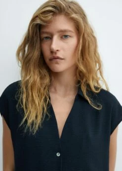 Blouse Fluide Boutons 23 Blouse Fluide Boutons -New Trendy Shop 57097727 56 D1