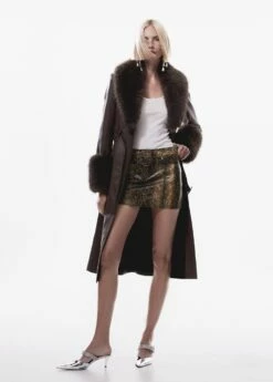 Minijupe Ceinture En Imprimé Animal -New Trendy Shop 57097752 30 99999999 01