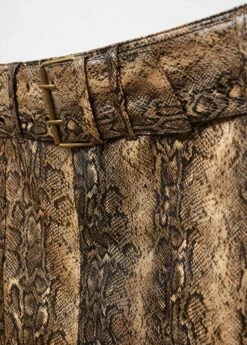 Minijupe Ceinture En Imprimé Animal -New Trendy Shop 57097752 30 D8