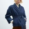 Veste Denim Croisée