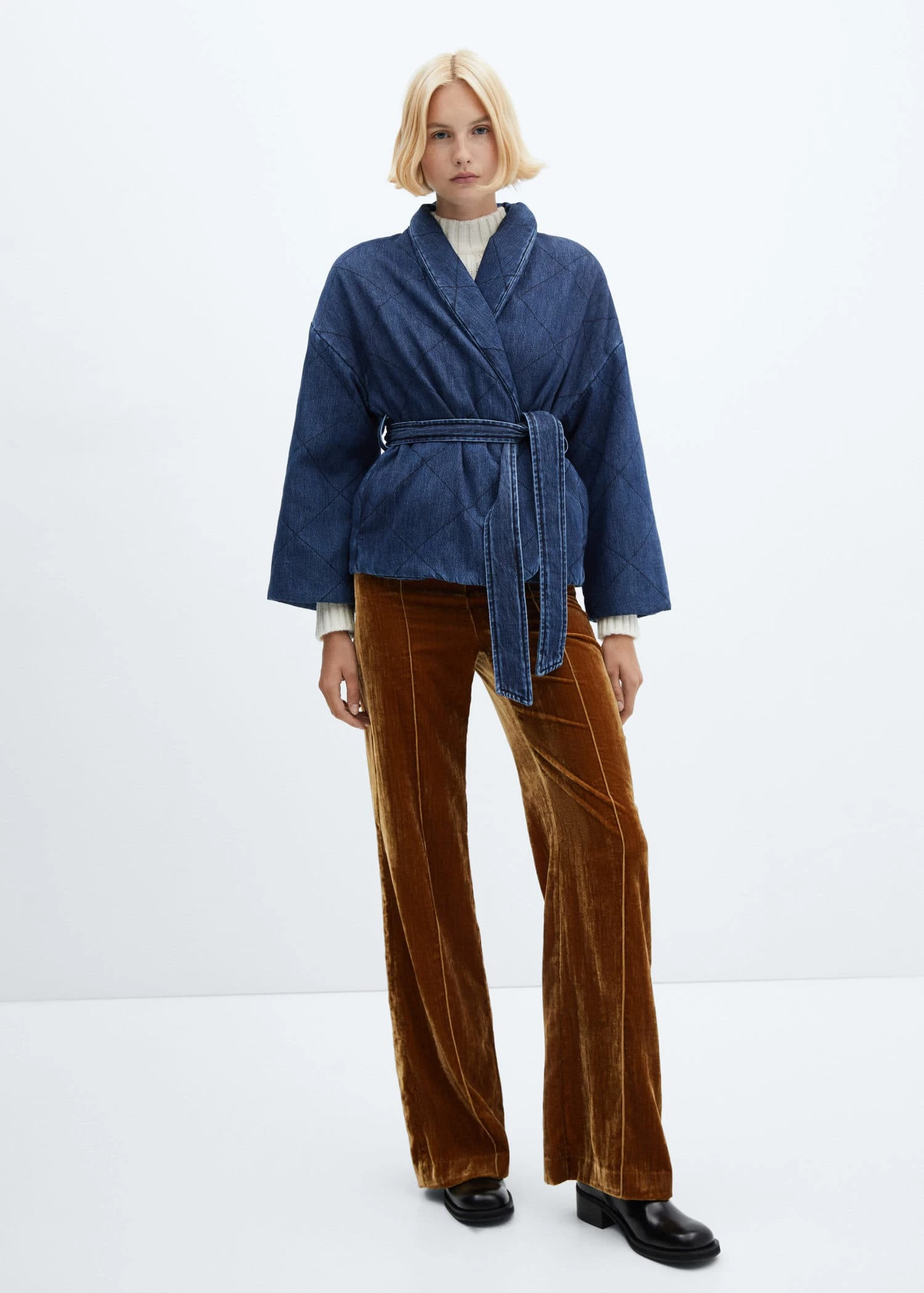 Veste Denim Croisée 2 Veste Denim Croisée – Image 2