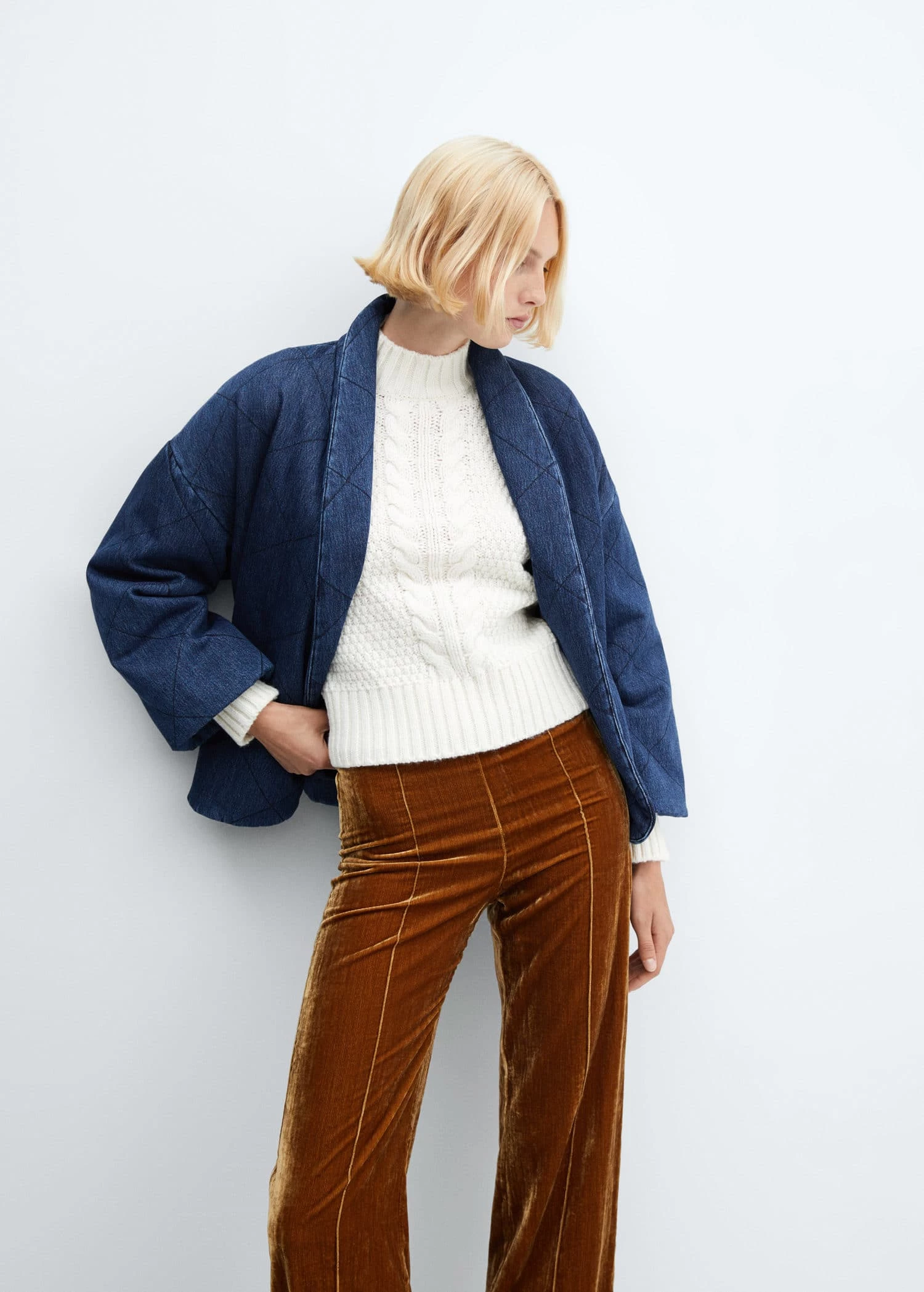 Veste Denim Croisée 5 Veste Denim Croisée – Image 5