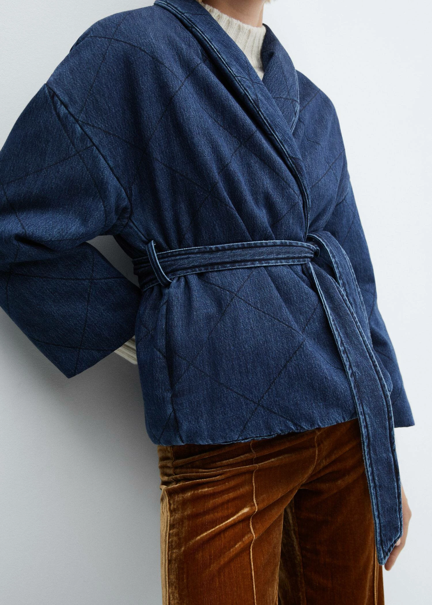 Veste Denim Croisée 6 Veste Denim Croisée – Image 6
