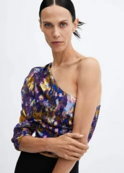 Blouse Asymétrique Imprimée -New Trendy Shop 57098269 99 D1