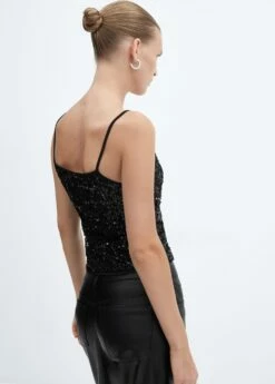 Top Sequins Fines Bretelles 9 Top Sequins Fines Bretelles -New Trendy Shop 57098274 99 R