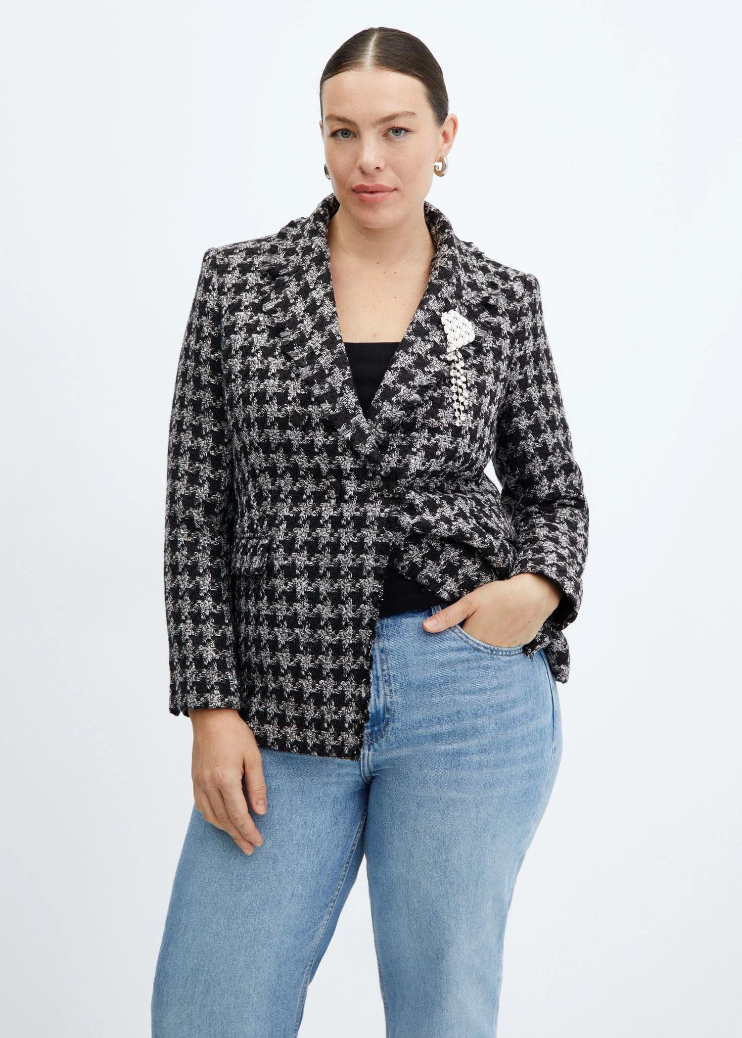 Veste Tweed Broche 7 Veste Tweed Broche – Image 7